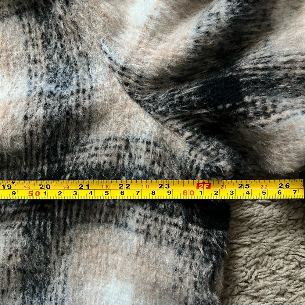 OLD NAVY Soft Brushed Plaid Coat - Picture 11 of 11